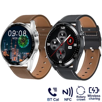 2023 Новые Деловые Смарт-часы NFC Мужские Смарт-часы Bluetooth для Huawei Mate 20 Lite Mate 30 Pro P40 P30 P20 Pro Xiaomi RedMi