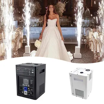 Машина холодной искры 2Pcs 600W DMX Remote Cold Firework Fountain Stage Spark Machine Для свадебной вечеринки, Шоу на День Рождения